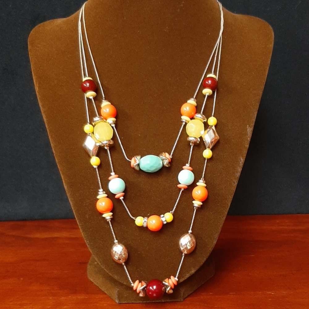 Necklace and earrings